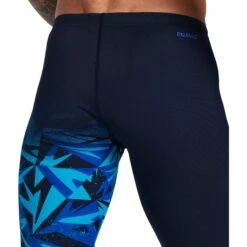 Speedo Hyper Boom V-Cut Zwemjammer - True Navy/Blue Flame/Pool -Speedo speedo hyperboom v cut jammer true navy blue flame pool 3 1302491