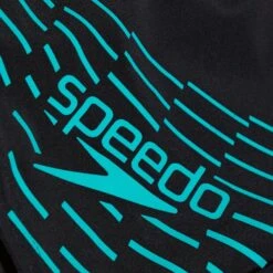 Speedo Medley Logo Zwembroek - Black/aquarium -Speedo speedo medley logo aquashort black aquarium 8 1427451
