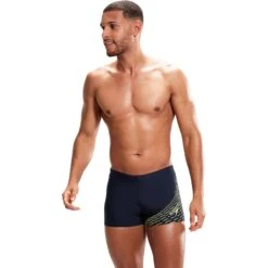 Speedo Medley Logo Zwembroek - True Navy/spritz -Speedo speedo medley logo aquashort true navy spritz 4 1427466