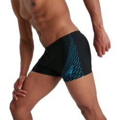 Speedo Medley Logo Zwembroek - Black/pool -Speedo speedo medley logo aquashorts black pool 1 1246810