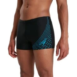 Speedo Medley Logo Zwembroek - Black/pool -Speedo speedo medley logo aquashorts black pool 10 1246809