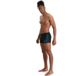 Speedo Medley Logo Zwembroek - Black/pool -Speedo speedo medley logo aquashorts black pool 4 1246813