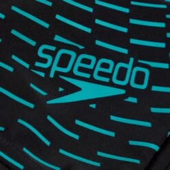 Speedo Medley Logo Zwemjammer - Black/aquarium -Speedo speedo medley logo jammer black aquarium 10 1427408
