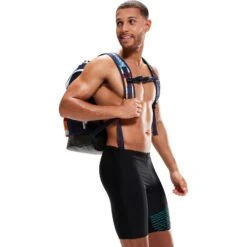 Speedo Medley Logo Zwemjammer - Black/aquarium -Speedo speedo medley logo jammer black aquarium 8 1427416