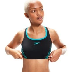 Speedo Placement Dames Bikini - Black/chroma Blue/aquarium 18 Speedo Placement Dames Bikini - Black/chroma Blue/aquarium -Speedo speedo placement 2 piece womens bikini black chroma blue aquarium 3 1427263