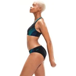 Speedo Placement Dames Bikini - Black/chroma Blue/aquarium 16 Speedo Placement Dames Bikini - Black/chroma Blue/aquarium -Speedo speedo placement 2 piece womens bikini black chroma blue aquarium 5 1427265