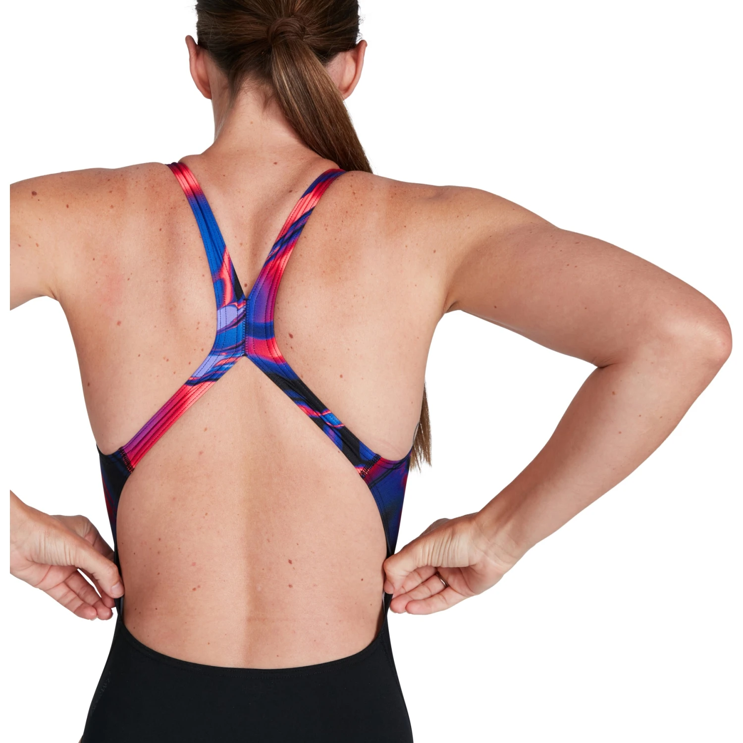 Speedo Placement Digital Powerback Badpak - Black/phoenix Red/blue Flame/ultraviolet 8 Speedo Placement Digital Powerback Badpak - Black/phoenix Red/blue Flame/ultraviolet - Afbeelding 6