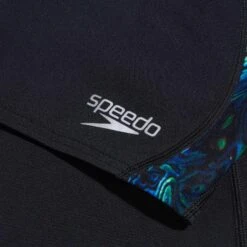 Speedo Placement Digital V-Cut Zwemjammer - Black/Cobalt Pop/Green Glow -Speedo speedo placement digital v cut jammer black cobalt pop green glow 9 1516733