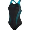 Speedo Placement Laneback Badpak - Black/aquarium/miami Lilac 1 Speedo Placement Laneback Badpak - Black/aquarium/miami Lilac -Speedo speedo placement laneback bathings suit black aquarium miami lilac 12 1425416
