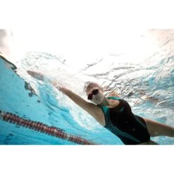 Speedo Placement Laneback Badpak - Black/aquarium/miami Lilac -Speedo speedo placement laneback bathings suit black aquarium miami lilac 4 1425407