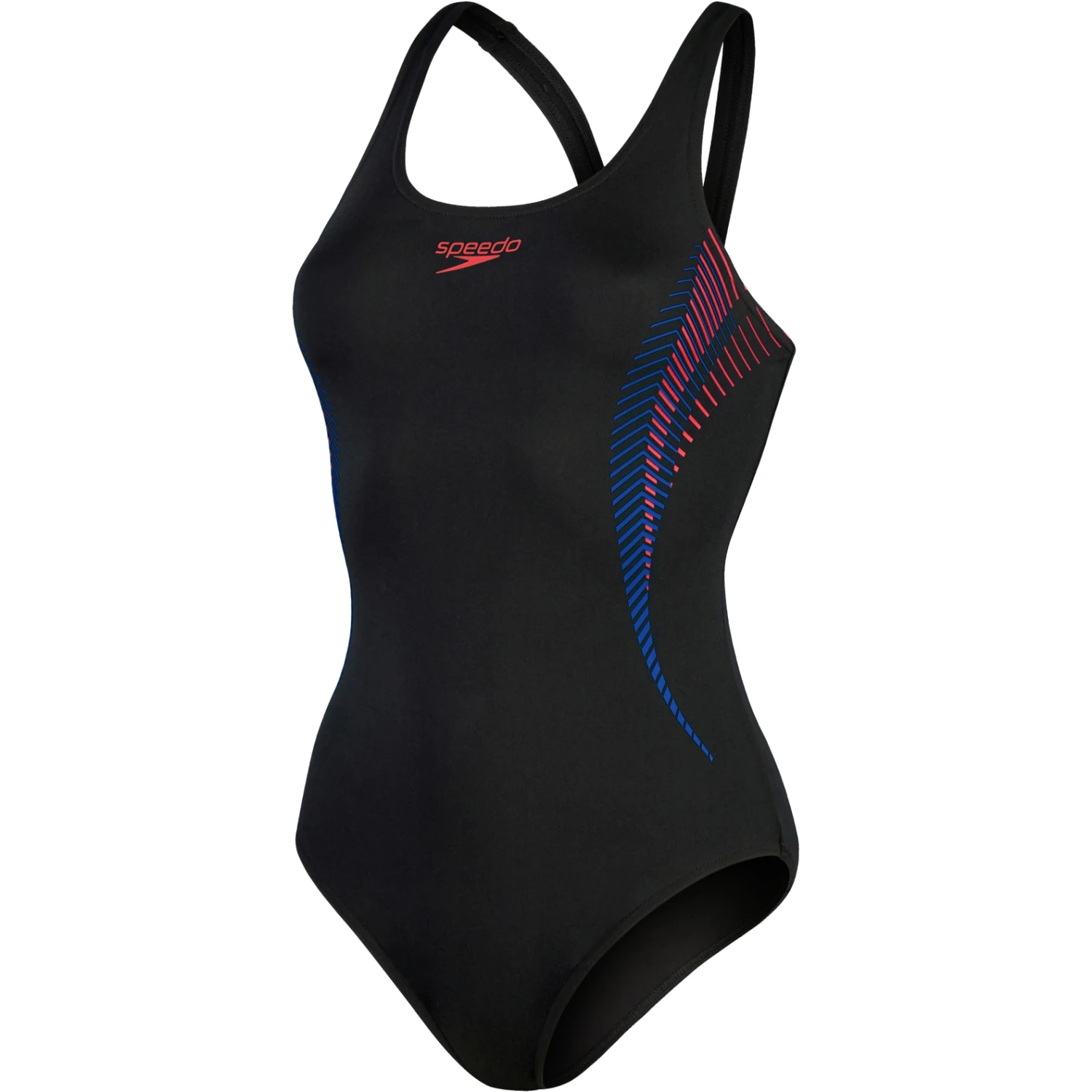 Speedo Placement Muscleback Badpak - Black/fed Red/chroma Blue 3 Speedo Placement Muscleback Badpak - Black/fed Red/chroma Blue