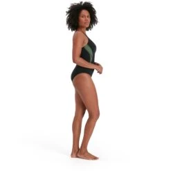 Speedo Placement Muscleback Badpak - Black/tile/atomic Lime -Speedo speedo placement muscleback bathing suit black tile atomic lime 7 1167491