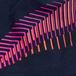 Speedo Placement Muscleback Badpak - True Navy/Electric Pink/Volcanic Orange -Speedo speedo placement muscleback bathing suit true navy electric pink volcanic orange 10 1515829