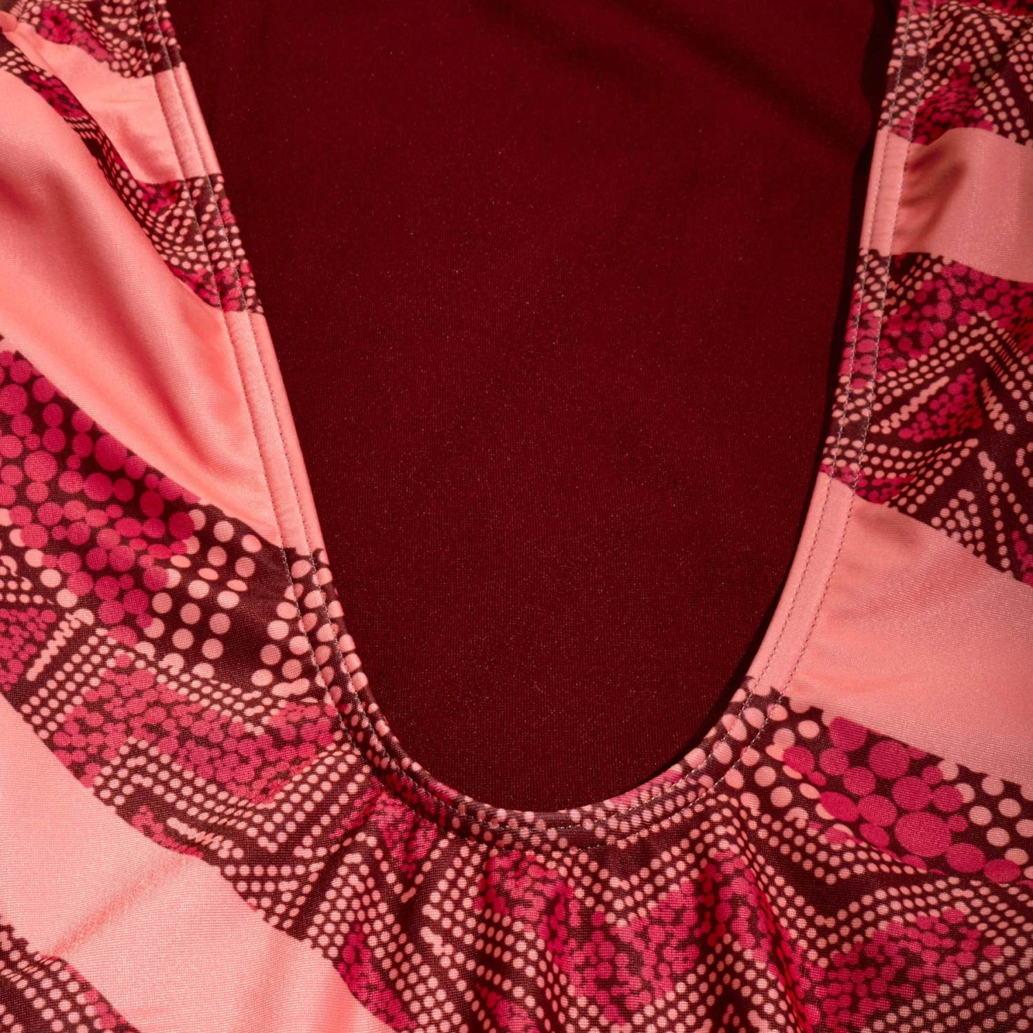 Speedo Printed Deep U-Back Badpak - Oxblood/soft Coral 6 Speedo Printed Deep U-Back Badpak - Oxblood/soft Coral - Afbeelding 4