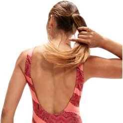 Speedo Printed Deep U-Back Badpak - Oxblood/soft Coral 23 Speedo Printed Deep U-Back Badpak - Oxblood/soft Coral -Speedo speedo printed deep u back bathing suit oxblood soft coral 2 1426054