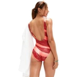 Speedo Printed Deep U-Back Badpak - Oxblood/soft Coral 21 Speedo Printed Deep U-Back Badpak - Oxblood/soft Coral -Speedo speedo printed deep u back bathing suit oxblood soft coral 7 1426059