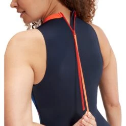 Speedo Printed Hydrasuit Dames - True Navy/True Cobalt/Hypersonic Blue/Electric Pink/Volcanic Orange -Speedo speedo printed hydrasuit womens true navy true cobalt hypersonic blue electric pink volcanic orange 9 1515817