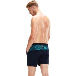 Speedo Sport Panel 16" Zwembroek - True Navy/aquarium/spritz/chroma Blue -Speedo speedo sport panel 16 watershort true navy aquarium spritz chroma blue 7 1428646