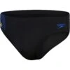 Speedo Tech Panel 7cm Zwemslip - Black/chroma Blue/spritz -Speedo speedo tech panel 7cm swim briefs black chroma blue spritz 1 1427198