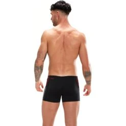 Speedo Tech Panel Zwembroek - Black/fed Red/white -Speedo speedo tech panel aquashort black fed red white 5 1427803