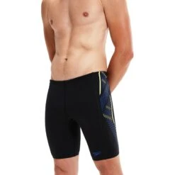 Speedo Tech Panel Zwemjammer - Black/chroma Blue/spritz -Speedo speedo tech panel jammer black chroma blue spritz 2 1427601
