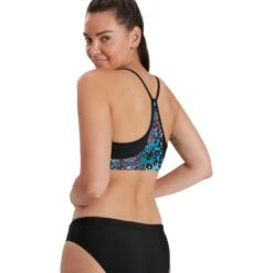 Speedo Volley Thinstrap 2PC Bikini - Black/hypersonic/pool/fluo Pink/white -Speedo speedo volley thinstrap 2pc bikini black hypersonic pool fluo pink white 3 1168504